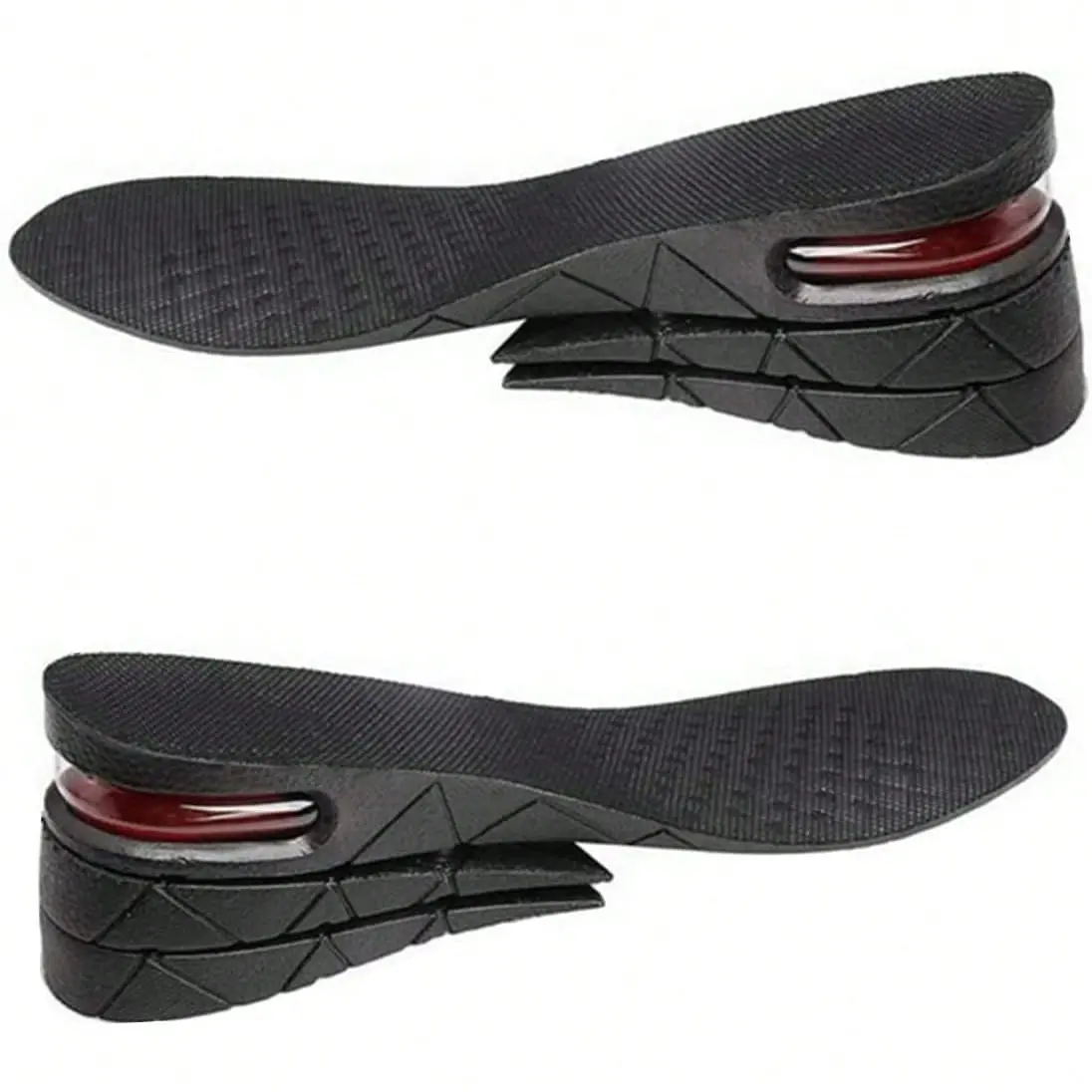 Height Increase Insoles 3-Layer 2.4 inches(6 cm) Heels Lift Inserts for Men and Women