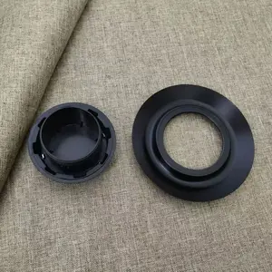 Matte black center wheel hub cover plates For Mercedes Benz C63s E63s CLS63s AMG