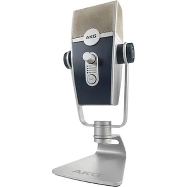 Harman Pro Akg Lyra C44-USB Wired Stereo Condenser Microphone - 2.85 lbs, 20 Hz to 20 kHz Frequency Response, Desktop Mount Compatible Versatile Electronics Gadget, Audio