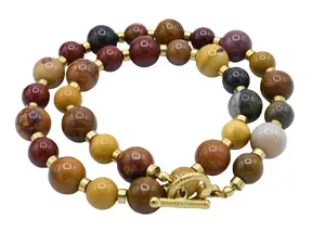 MooKaite Necklace - Elegant Design with Unique Beads and Minimalist Style