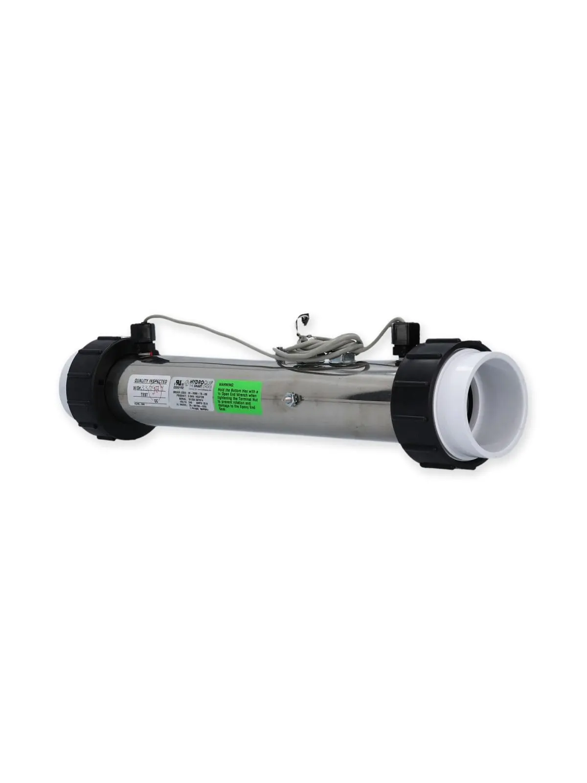 HydroQuip 26-0069-7S-KS 5.5KW 230V M7 Flo-Thru Pool Heater Assembly - 2.25 in x 13.375 in, Pools, Volt: 230V