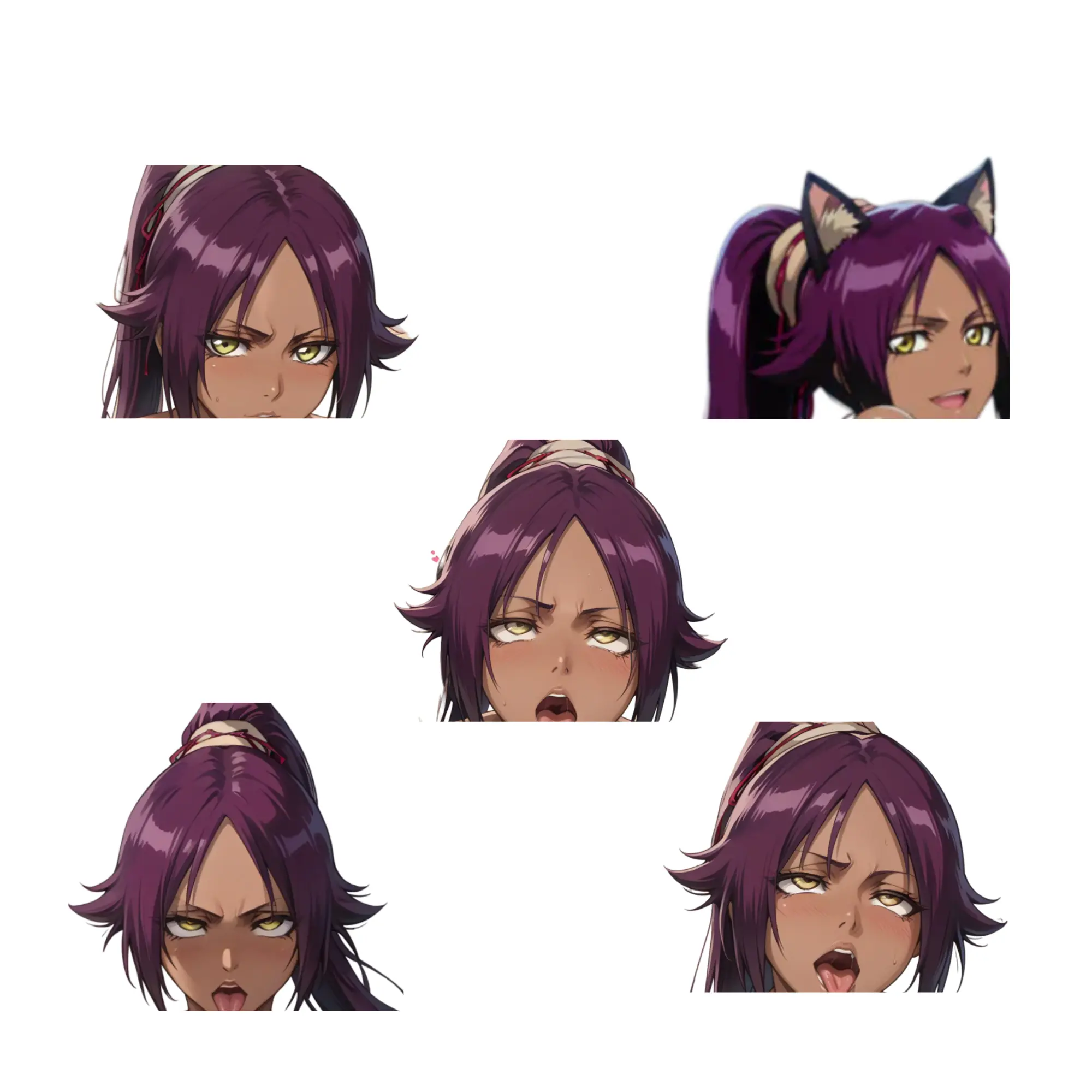 yoruichi sticker, stickers, r64, laptop - car sticker, full body sticker