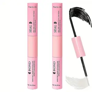 2-Piece Eyelash Glue Remover Set, Gentle Makeup Remover, Strong Dual-Action Formula, Long-Lasting Waterproof, Latex-Free, Safe for Sensitive Eyes, Pool Proof