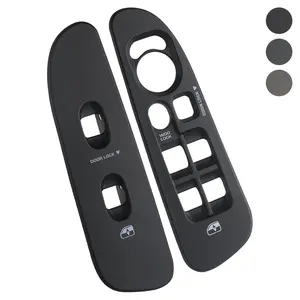 Door Window Switch Bezel,Front Driver and Passenger Side Compatible with 2002-2008 Dodge Ram 1500 2500 3500 Quad Cab,2006-2008 Dodge Ram 1500 2500 3500 Mega Cab Interior Accessories (Black)
