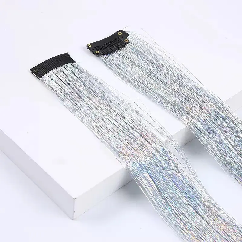 [New] Clip-in Tinsel - Silver