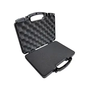 Cedar Mill Fine Firearms Lockable Hard Shell Pistol Carrying Case with Foam Insert Snap Latch Red Tool Box Toolbox