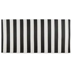 Design Imports Stripe Outdoor Rug 5' x 8'