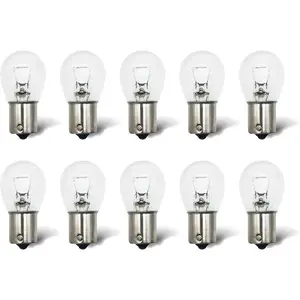 1156 Light Bulb 10 Pack,S25 P21W Automotive Brake Light Turn 1156 7506 Miniature Bulb Mini Bulb Taillight Turn Signal Light,Replacement for Cars,Trucks,SUVs