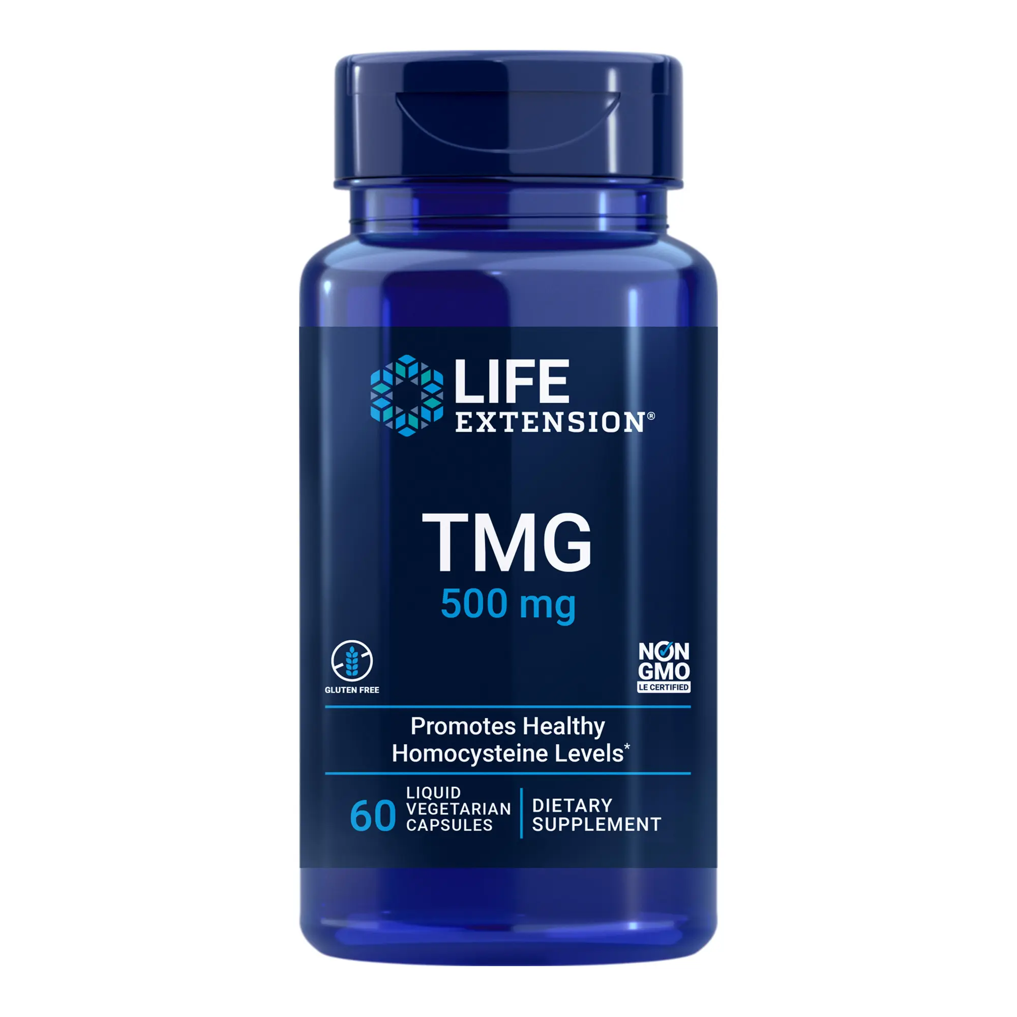 Life Extension TMG 500 MG, 60 Liquid Vegetarian Capsules