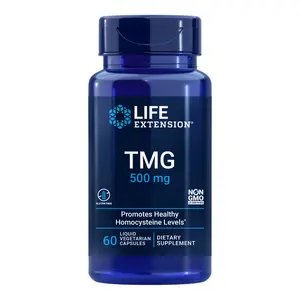 Life Extension TMG 500 MG, 60 Liquid Vegetarian Capsules Life Extension TMG 500 MG, 60 Liquid Vegetarian Capsules