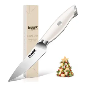 Huusk Household Peeler & Fruit Knife - Ergonomic Handle for Effortless Peeling，Perfect Christmas Gift
