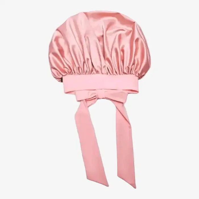 Luxury Double Layer Satin Bonnet with Tie Band Haircare Gift