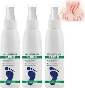 Foot Spray with Tea Tree Oil, Foot Care Dry Feet Plantar Moisturizing Deodorant, Advanced Foot and Nail Spray
