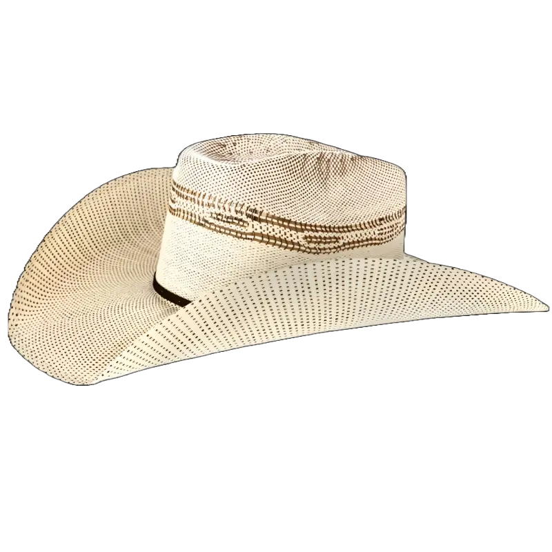 Twister Men's Brown Bangora Straw Hat T71621 Twister Men's Brown Bangora Straw Hat T71621
