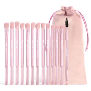 MAANGE Professional Eye & Face Makeup Brush Set with Storage Bag, 13pcs Makeup Brushes, Soft Bristles and Comfortable Grip Makeup Brush Set for Women & Girls, Cosmetics, Eyeshadow Brushes Beauty Brushes #TOP PICKS