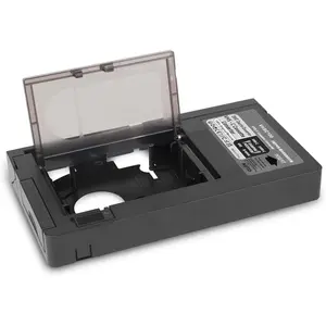 VHS-C Cassette Adapter Compatible with VHS-C SVHS Camcorders Motorized VHS Cassette Converter, Not Compatible with 8mm / MiniDV / Hi8