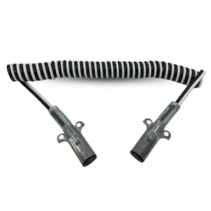 TORQUE 15 ft Dual Pole Coiled Electric Charging Liftgate Cable with 2 x 12 Leads (TR23262)