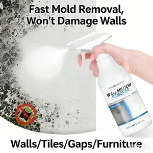 Mold Remover Wall Cabinet Cleaner, 500ML Liquid Mold Killer for Walls, Washing Machine, Refrigerator, Tile Grout, Home Use, Mold Remover Spray