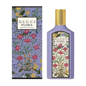 Gucci Flora Gorgeous Magnolia Eau de Parfum Spray for Women 3.3 oz - Floral Scent with Dewberries Accent, Citrus Notes, and Ylang-Ylang Essence
