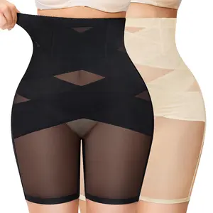 Women Tummy Control Shapewear Shorts Butt Lifting Panties High Waist Shaping Body Shaper Underwear Thigh Girdle