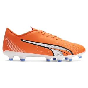 PUMA Mens Ultra Play Soccer Cleats Cleated, Firm Ground - Orange