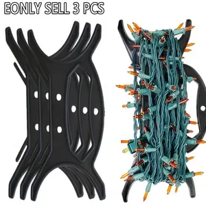 Light Cord Storage Winder Device, Plastic Rope Organizer, Multi-Functional Cord Holder for Christmas Halloween Extension Cords Bead Storage