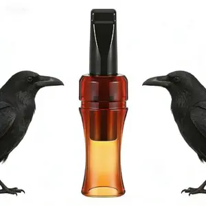 1 Count Crow Caller Whistle – Raven Portable Crow Luring Whistle, Realistic Sound Imitation for Attracting Crows, Durable Outdoor Hunting Accessory Suitable for Beginners and Professionals an Ideal Gift for Nature Lovers and Beginners
