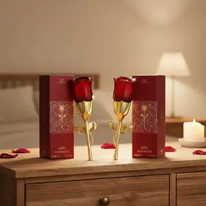 Midnight Rose Duo Set, 2 x 50ml Eau de Toilette Floral Scent Perfume for Women with Long-Lasting Elegant Fragrance, Gift for Girlfriend