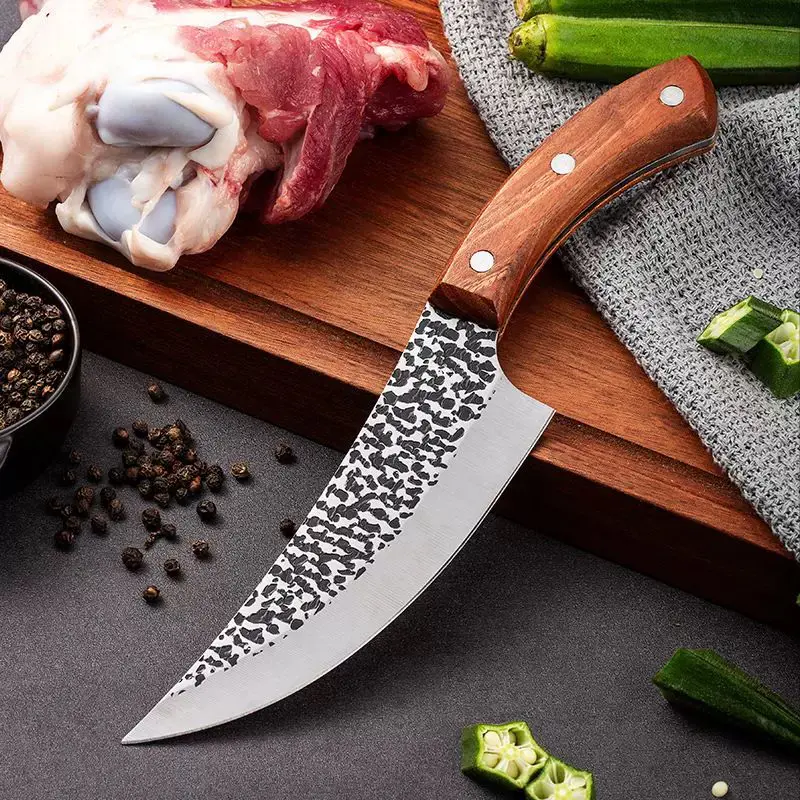 Stainless Steel Chef Kitchen Knife Set - Cooking Knives for Home Meat Cutting, Kitchen Use Stainless Steel Chef Kitchen Knife Set - Cooking Knives for Home Meat Cutting, Kitchen Use
