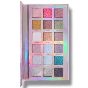 Ellis V2: The Garden Of Stars - 18 Shade Shimmer Eye And Face Palette + Magnetic Pans