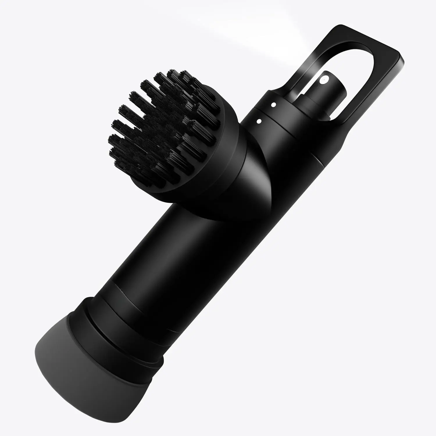 Golf Club Brush Cleaner with Water Spray Bottle and Sponge - Clean Golf Clubs Golf Balls Shoes All at Once - Heavy Duty - Golf Cleaning Device - Golf Accessories- (Matte Black)