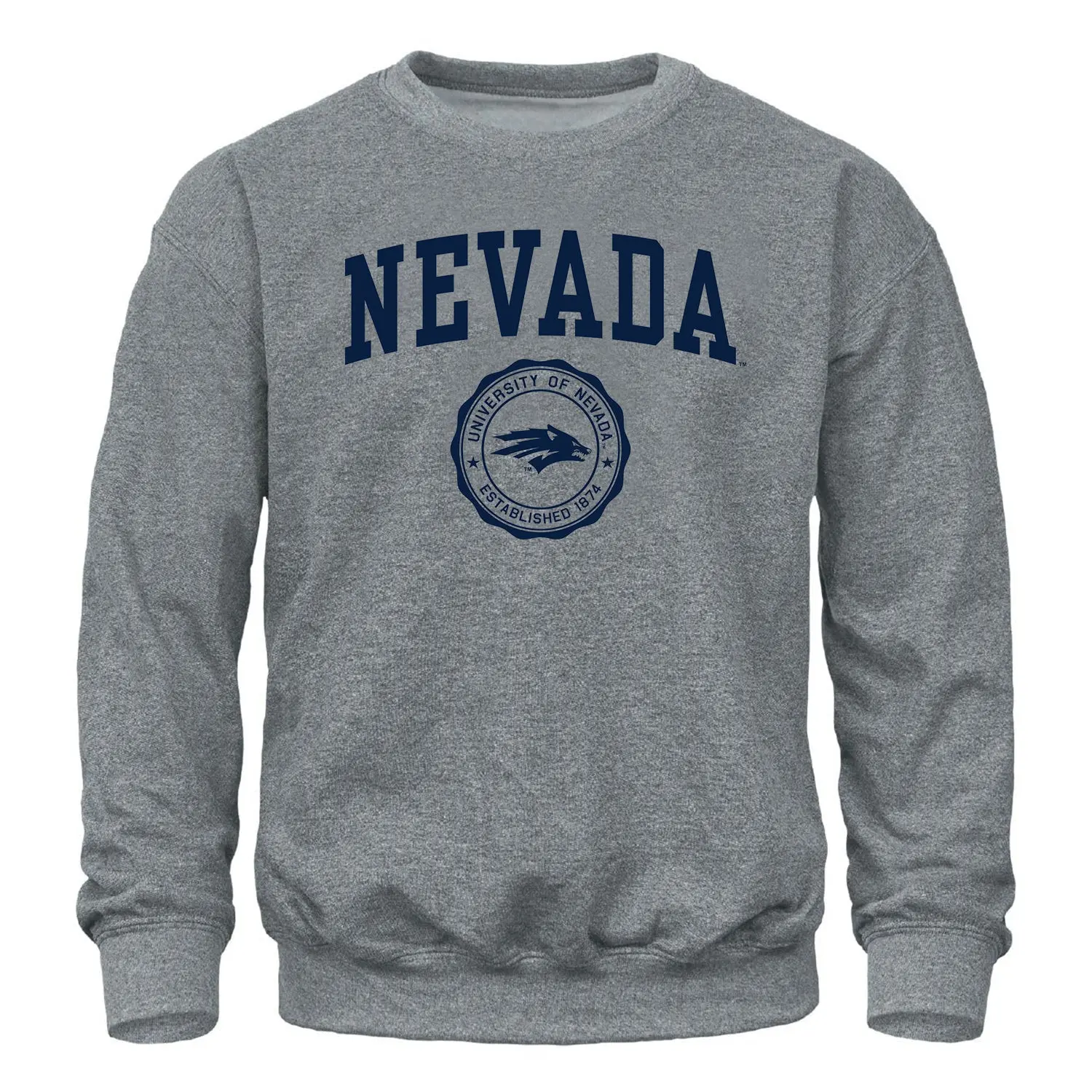 University of Nevada Reno Heritage Sweatshirt (Charcoal Grey)