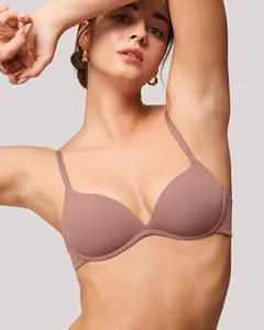 HALOBLISS Wireless Lift Up Bras for Women Small Breasted  T-Shirt Wirefree Padded Bras 32AA-38A Womenswear Womenswear