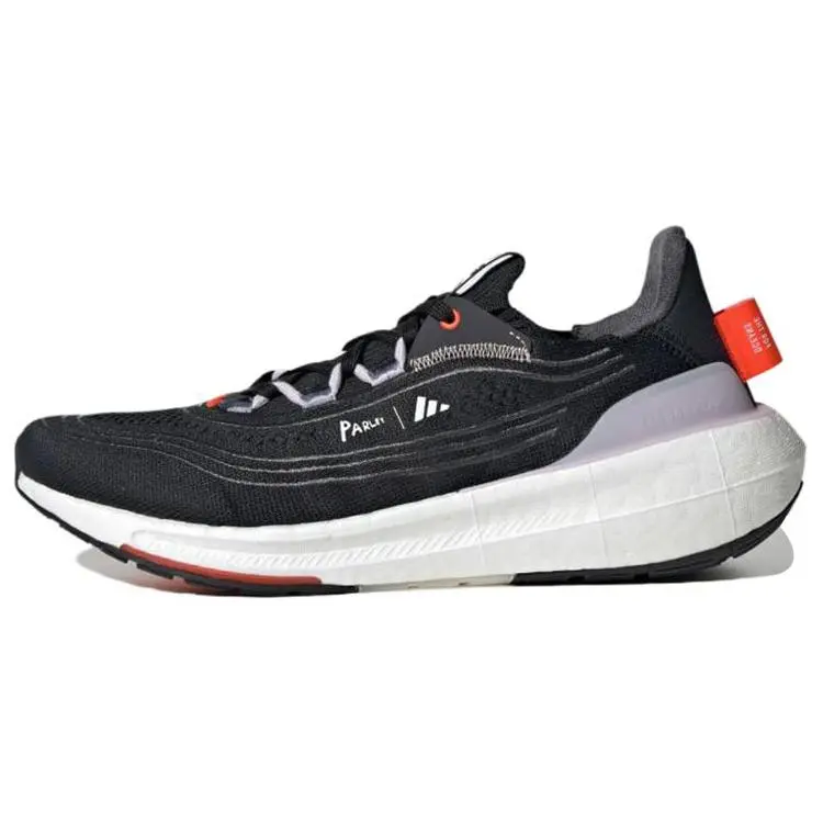 Adidas Parley X UltraBoost Light Black Solar Red' Comfort Lightweight Low Top Running Shoes Unisex GY9358