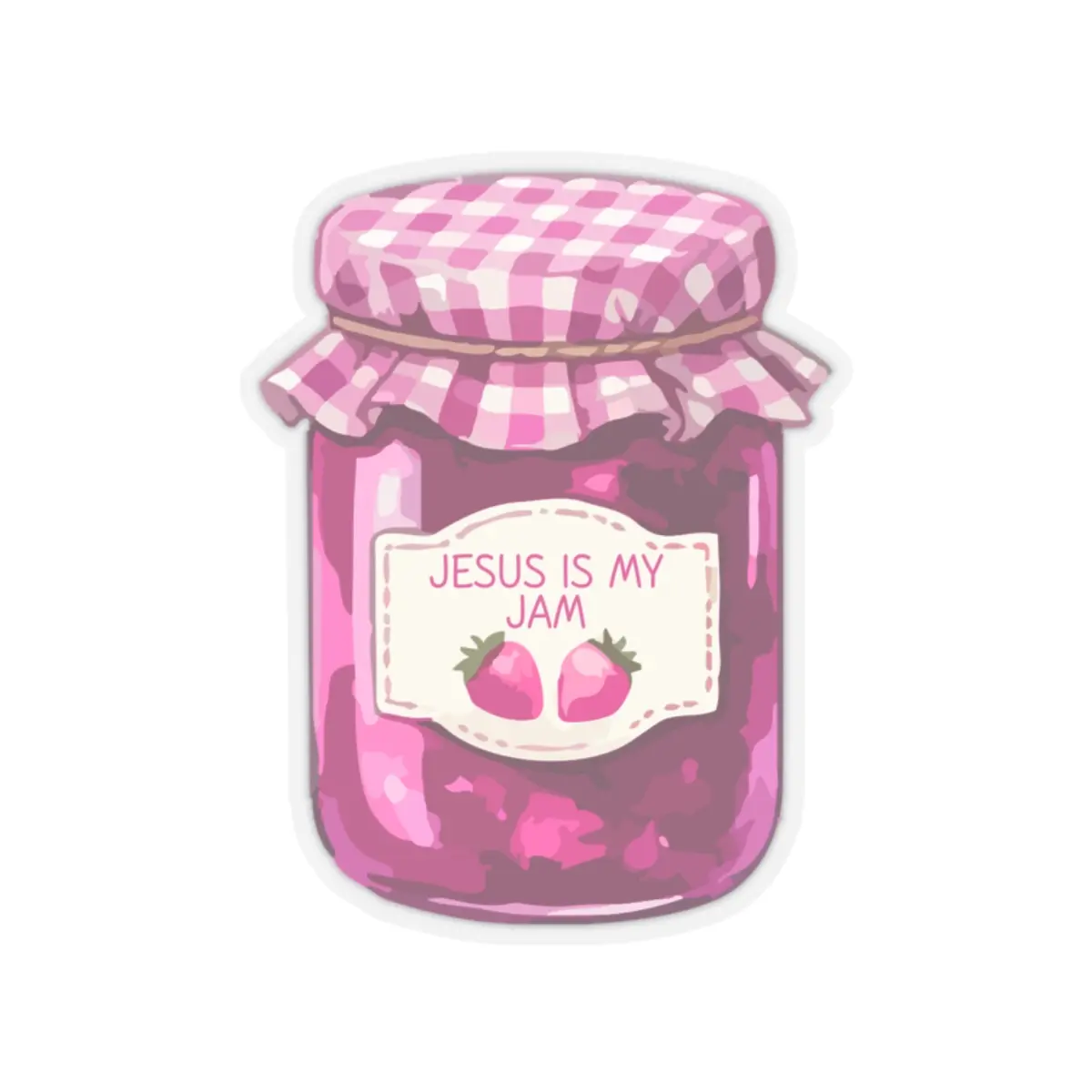 Jesus Is My Jam Sticker | Christian Stickers | Laptop or Water Bottle Sticker | Vinyl