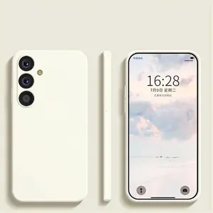 Liquid Silicone Phone Case for Samsung A55 A54 5G S24 Ultra Plus Shockproof Protective Cover