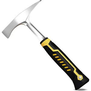 Chipping Hammer, 14oz Welding Chipping Hammer, Heavy Duty Slag  with  Grip, Non-Slip Handle for Welding, Metal Cleaning, Workshop & DIY Projects