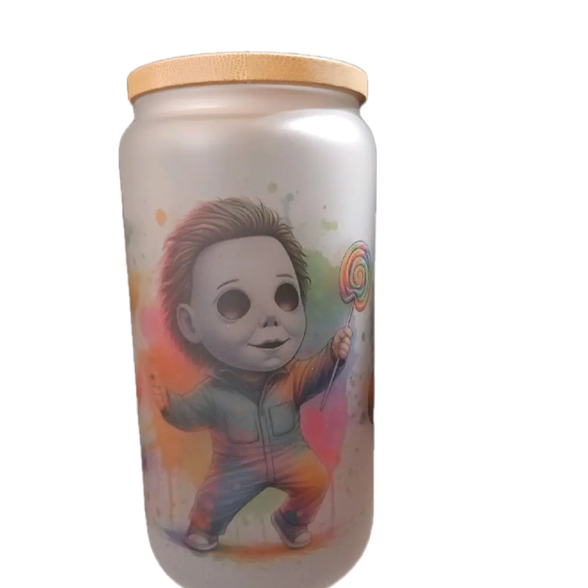 16 oz Michael Myers Glass Tumbler