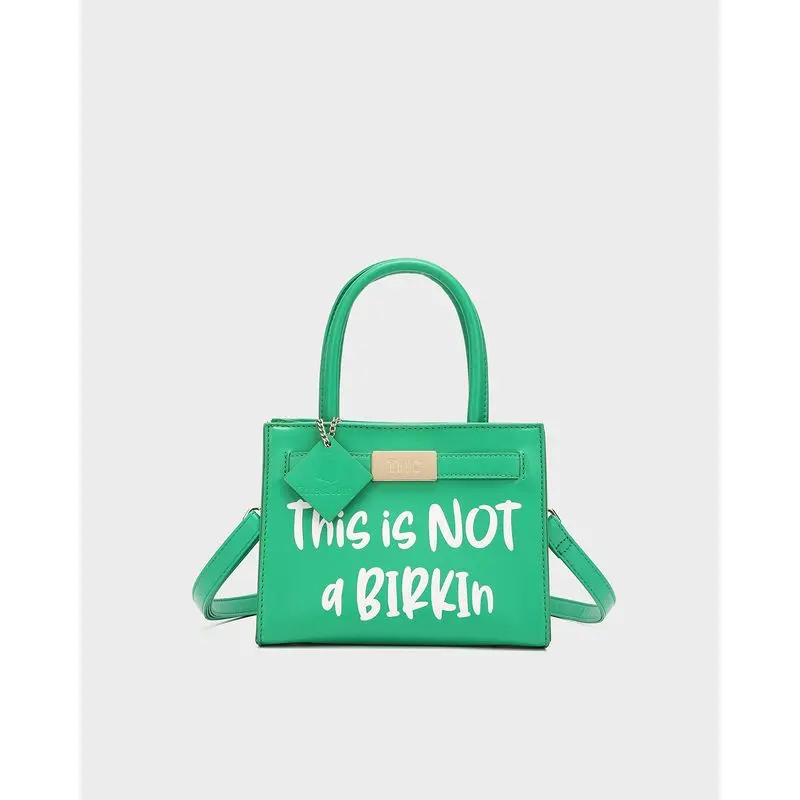 Women's Green Mini Tote Bag - Designer Inspired Fashionable Non-Birkin Bag for Daily Use, Designer Inspired Bags, Fashionable Bags