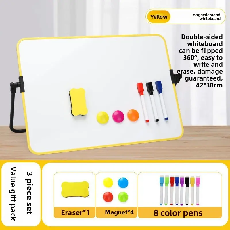 [30*21cm] Horizontal A4 - Yellow Border [with stan