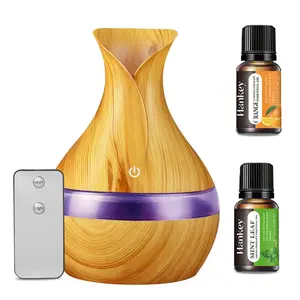 Aromatherapy Essential Oil Diffuser & Humidifier 300ml USB-Powered Quiet Fog with Night Light for Home Office Nursery Desktop