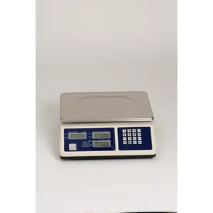 212 MAIN CM-101 30lb Portable Digital Price Computing Scale - Memory-Function Trade Weighing Kitchen Tool, Simple to Operate, Backlighted Display, 300x250mm Platter, 320mm Width, Zero