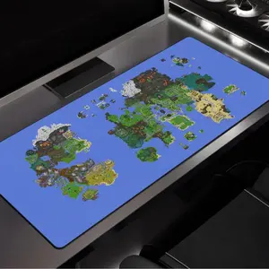 Gielinor Gaming Desk Mat, Old School RuneScape World Map Mouse Pad, OSRS Fantasy RPG Desk Pad, Large Gamer Desk Decor Gift