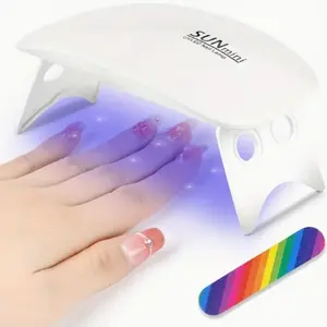 Portable Mini UV Curing LED Nail Lamp USB Powered, 45s/60s Timer Setting, Compact Design for Home & Salon Use, Ideal Gift for Nail Artists, Nail Tech Supplies, UV Light, Led Nail Dryer, Gel Polish Dryer, Manicure, Nail Care