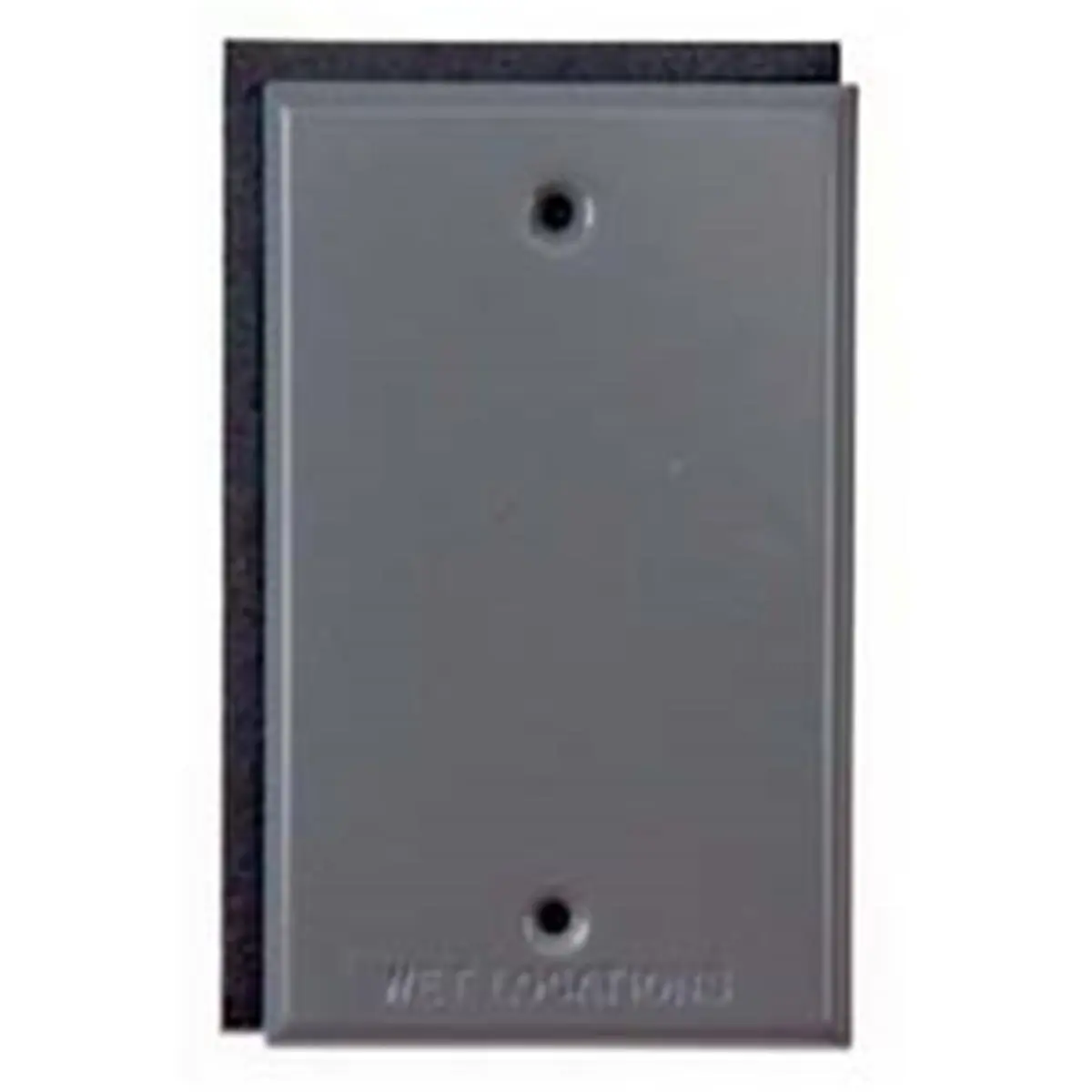 212 MAIN Raco Hubbell Safe Waterproof Single-Gang Gray Outdoor Electric Switch Plate Cover
