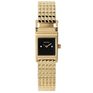 Breda Revel Watch in Gold & Black