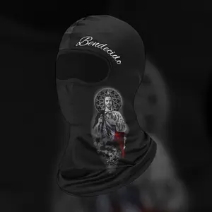 Saint Jude Mask by CEJEWELRY for off Roading Protective Mask Windproof Face Mask Outdoor Sports Mask Ski Balaclava