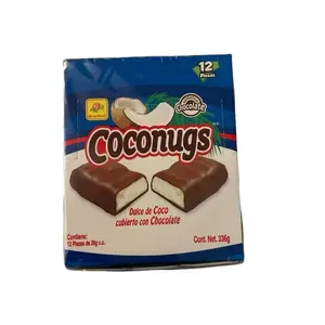 Coconugs coconut candy covered with chocolate de la Rosa
