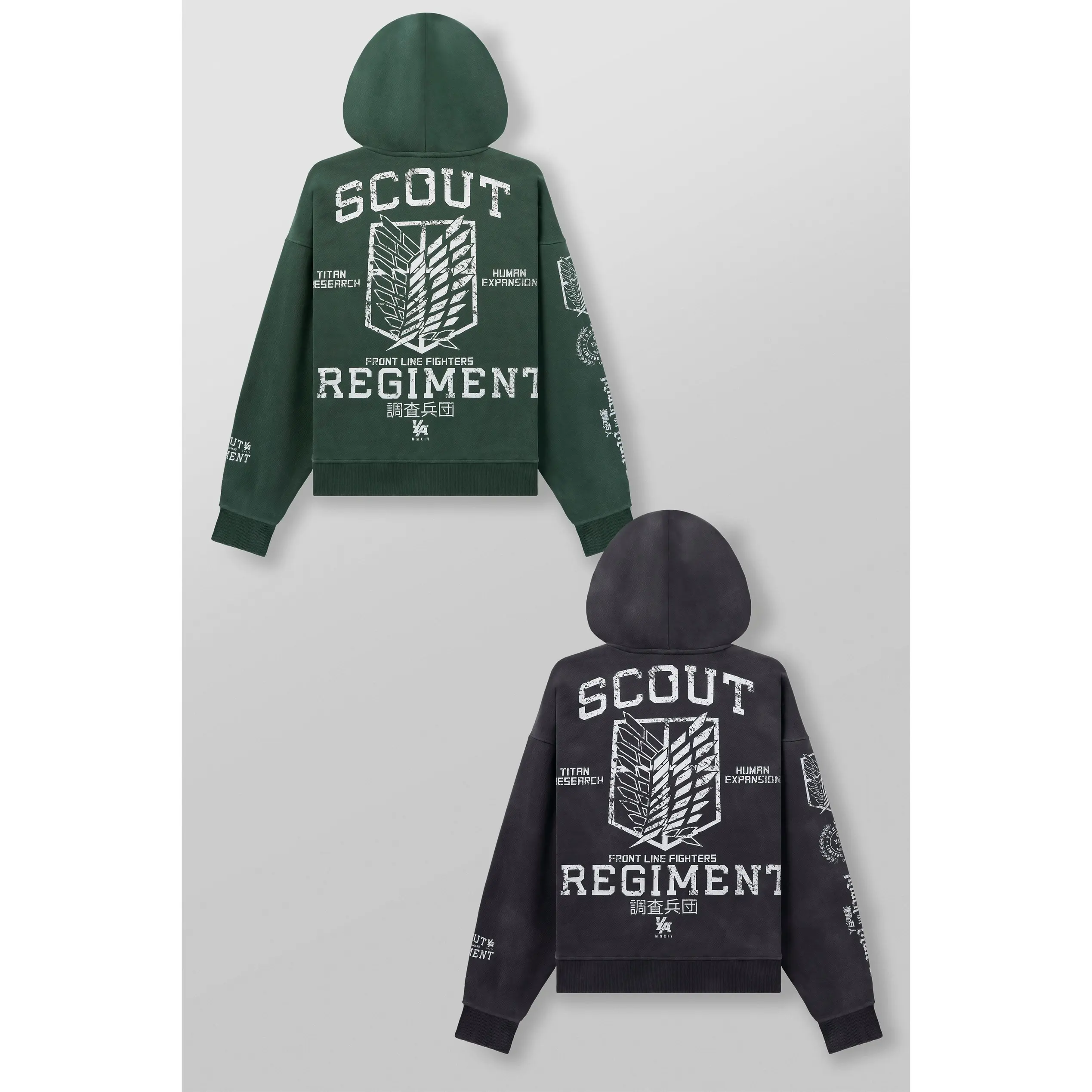 5138 - AOT©  x YLA Zip-Up Hoodies
