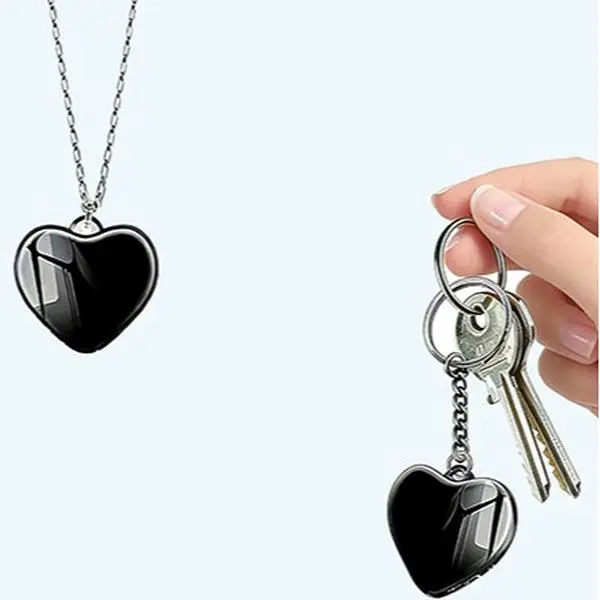Wearable Mini Digital Audio Voice Recorder - Audio Equipment, Portable/Wired Recording, 1-Button Operation, Voice Activated, High-Fidelity Sound, Earphone Out, USB Port, Zinc Alloy, Laptop PC Compatible, for Work & Classes, Black, with Retail Box